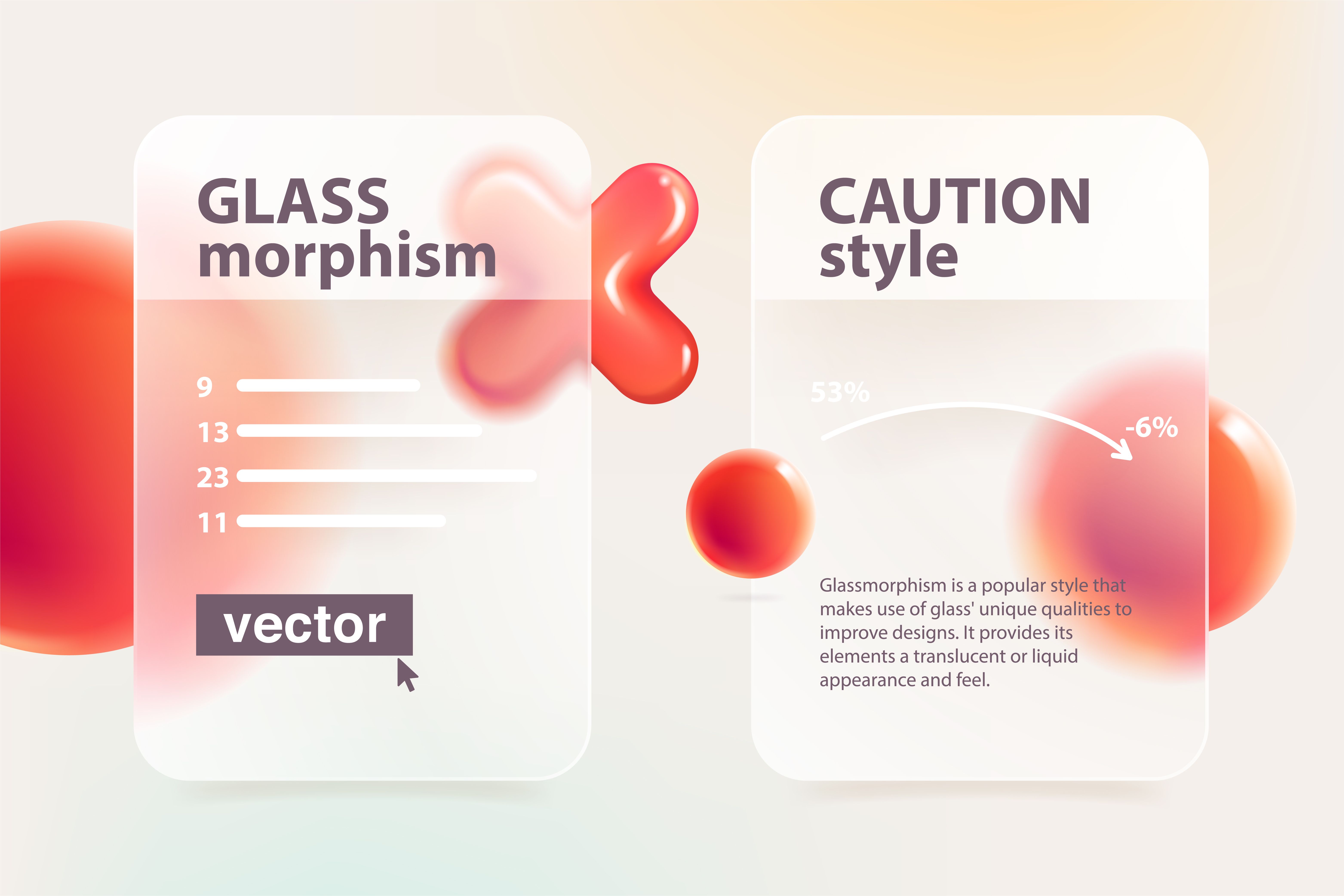 Diagram showing Liquid Glass translucency and tint