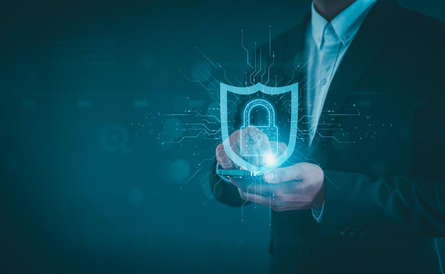 Padlock representing security